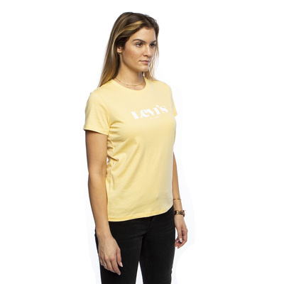 Koszulka damska Levi's The Perfect Tee New Logo żółta