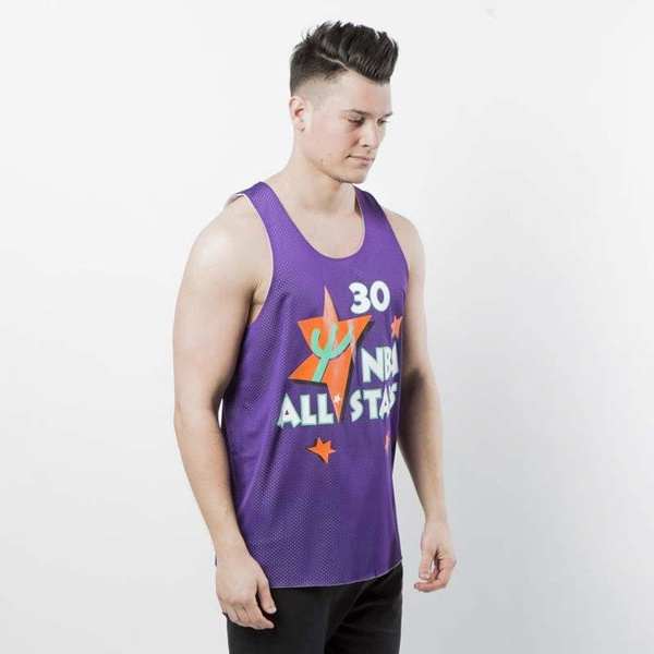 Koszulka dwustronna Mitchell & Ness Chicago Bulls Scottie Pippen 1995 white / purple All Star Reversible