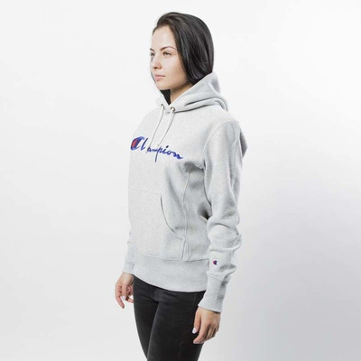 Bluza damska Champion Sweatshirt Reverse Weave Hoody heather grey 209758/S17/8856
