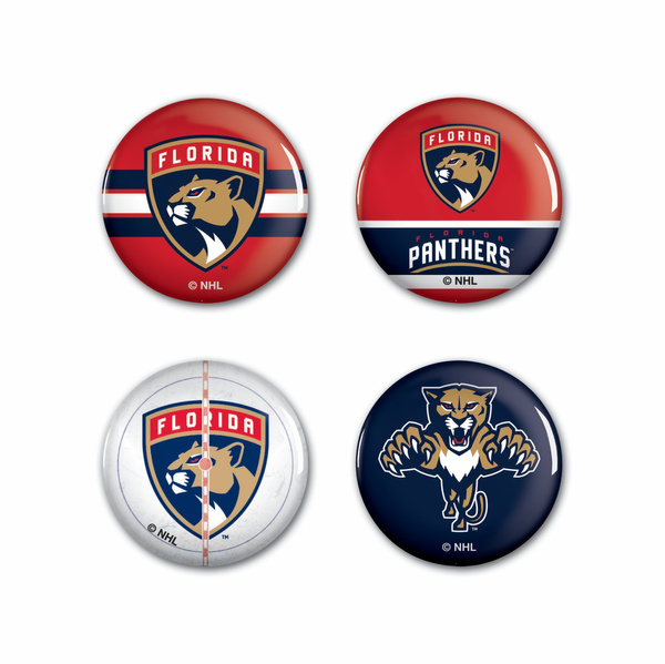 WinCraft NHL Button 4 Pack Florida Panthers