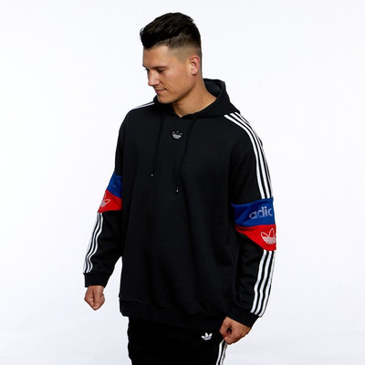 Sweatshirt Adidas Originals TS Trefoil Hoody black/corred/croyal