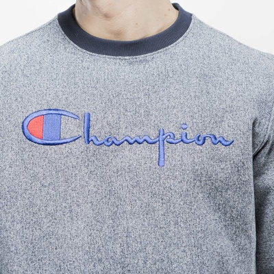Champion sweatshirt Script Logo Crew navy marl 209979F16-8952