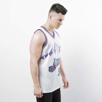 Koszulka Mitchell & Ness Utah Jazz #32 Karl Malone white Swingman Jersey 