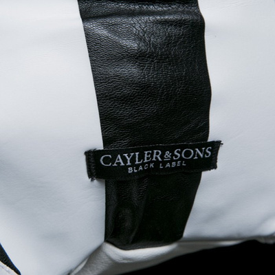 Cayler & Sons Black Label gym bag Tres Slick black / white (BL-CAY-AW15-GB-05-OS)