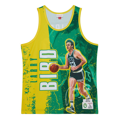 Koszulka Mitchell & Ness Boston Celtics Player Burst Mesh Tank zielona