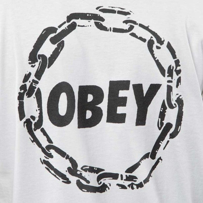 Obey t-shirt Obey Jumble Chain white