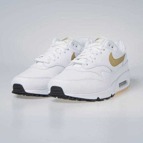 Sneakers buty Nike Air Max 90/1 white/metalic gold-black (AJ7695-102)