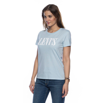 Levi's T-shirt WMNS The Perfect Tee 90s Serif ocean