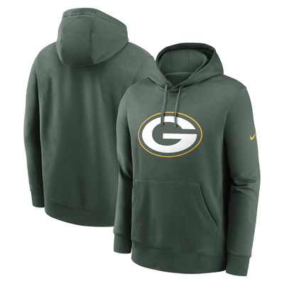 Bluza Nike Men's NFL Green Bay Packers Nike Club Fleece Pullover Hoodie green