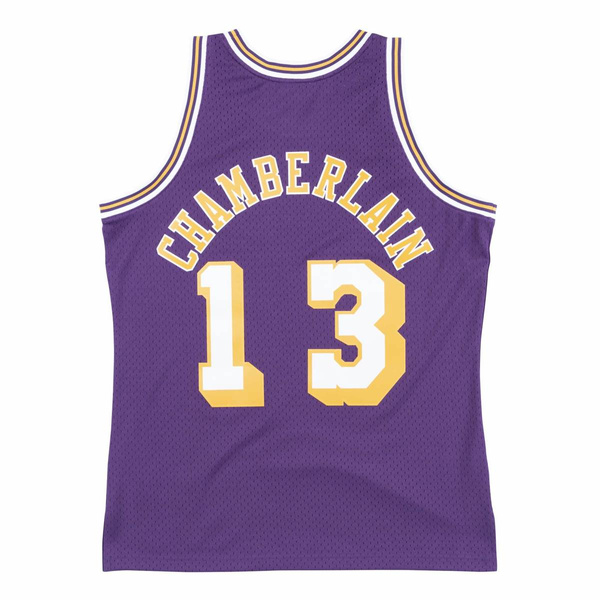 Koszulka Mitchell & Ness Los Angeles Lakers #13 Wili Chamberlain Swingman Jersey fioletowa