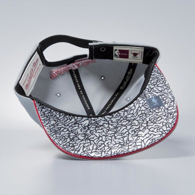 Czapka Mitchell & Ness strapback Chicago Bulls grey Katrina 3 Pop Color