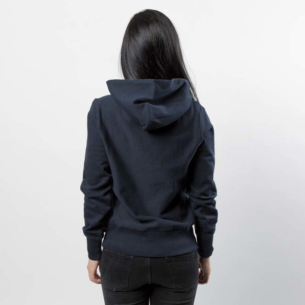 Bluza damska Champion Sweatshirt Reverse Weave Hoody navy 110035/F17/BS501