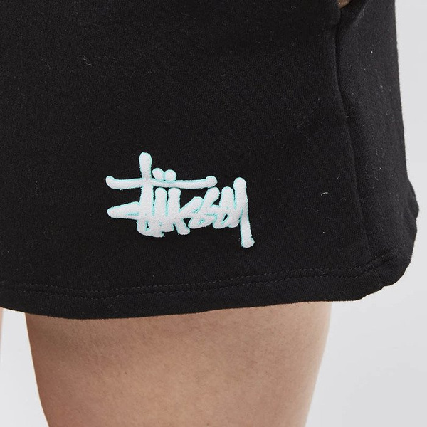 Szorty Stussy Puff Stock Gym Shorts black WMNS
