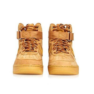 Sneakers buty Nike Air Force 1 High '07 WB flax/wheat-gum light brown (CJ9178-200)