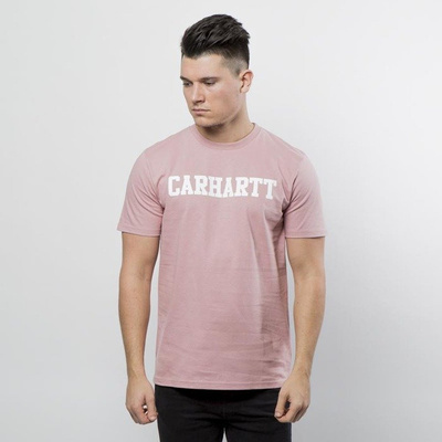Koszulka Carhartt WIP College T-Shirt soft rose / white