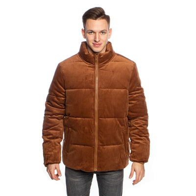 Kurtka zimowa Urban Classics Boxy Puffer Jacket brązowa