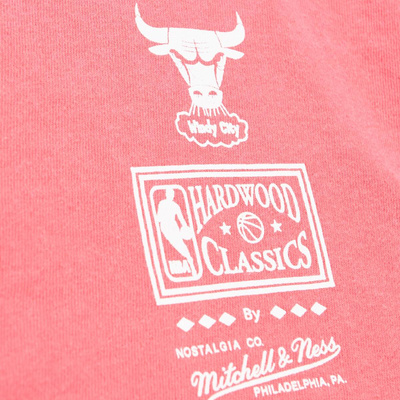 Mitchell & Ness T-shirt Chicago Bulls Golden Hour Glaze SS Tee red