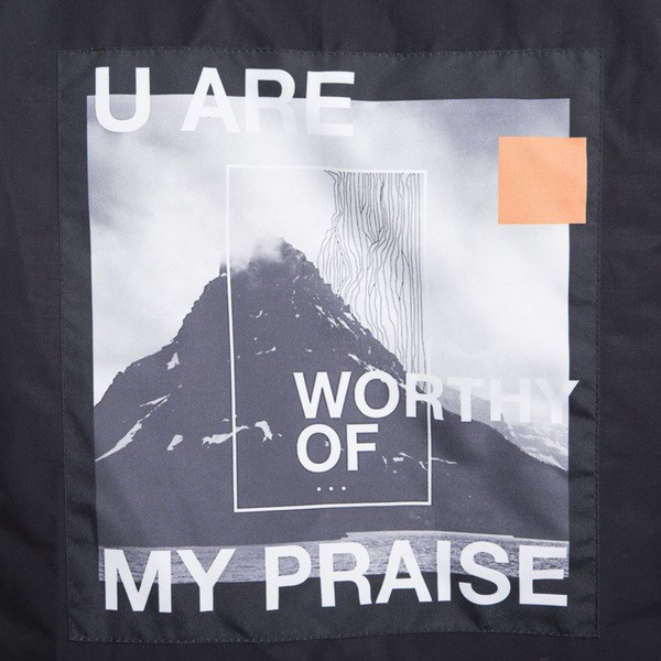 Kurtka We Peace It Winter Parka Jacket Praise black