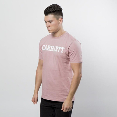 Koszulka Carhartt WIP College T-Shirt soft rose / white