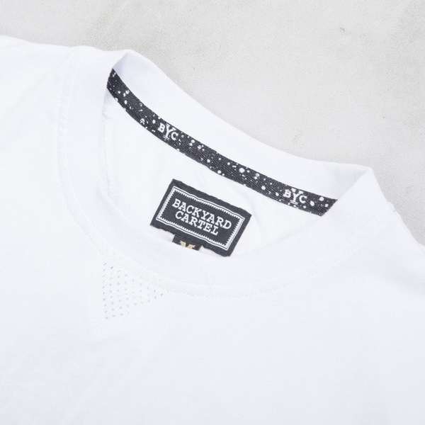 Backyard Cartel koszulka Why Long long fit white