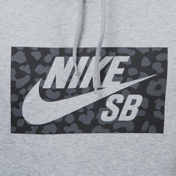 Bluza Nike SB Icon Hoodie Jagmo grey heather 837932-063