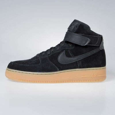 Nike Air Force 1 High '07 LV8 Suede black / black-gum med brown (AA1118-001)