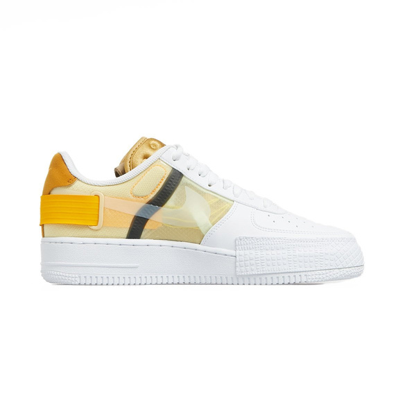 Sneakers buty Nike Air Force 1-Type white/university gold (AT7859-100)