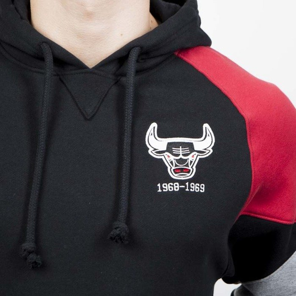 Bluza Mitchell & Ness Chicago Bulls Trading Block Hoody black
