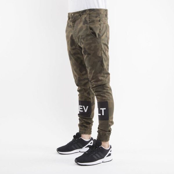 Majors spodnie jogger pants Revolt M camo