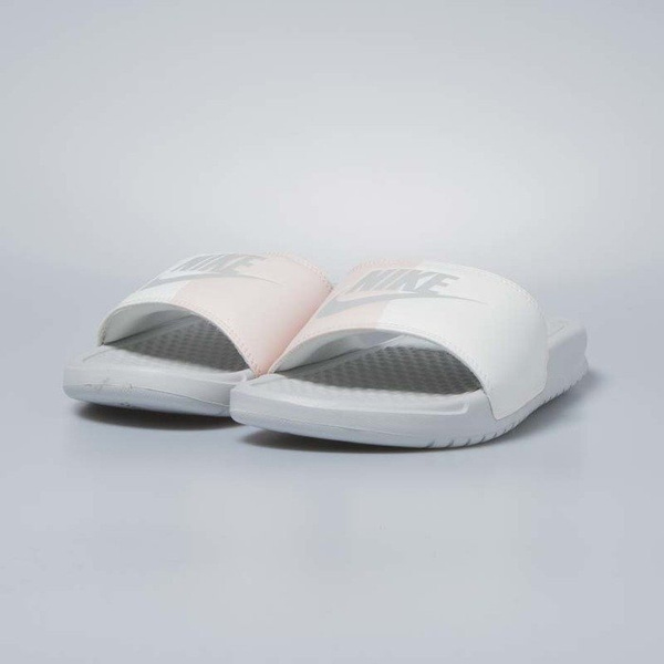 Klapki damskie Nike Benassi JDI light bone / light bone - sail 343881-005