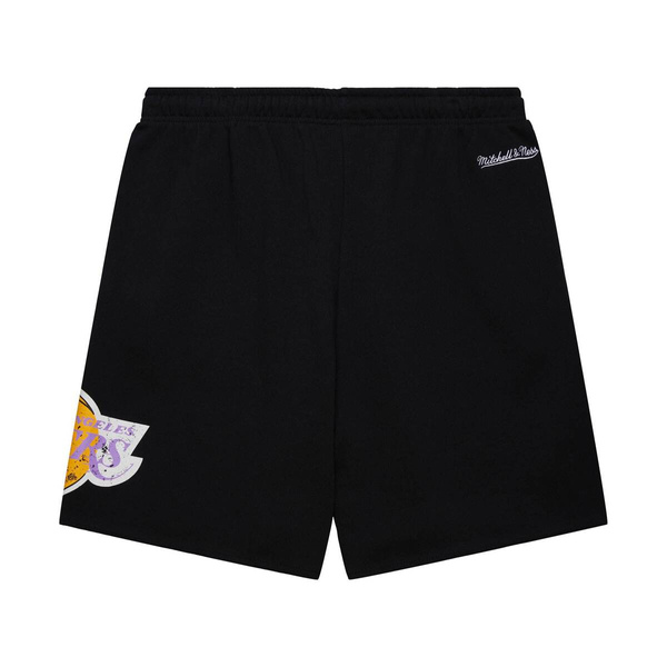 Mitchell & Ness shorts Los Angeles Lakers Postgame Fleece Shorts Vintage Logo black