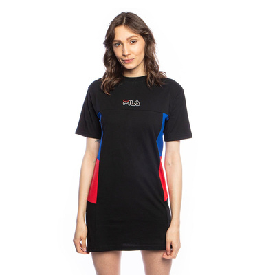 Fila Women Jadyn Blocked Tee Dress black-surf the web-true red