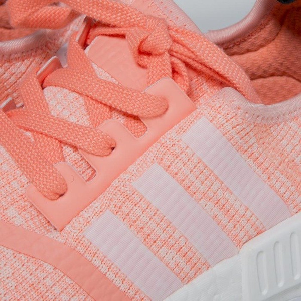 Sneakers buty Adidas Originals NMD_R1 WMNS sun glow / running white BY3034