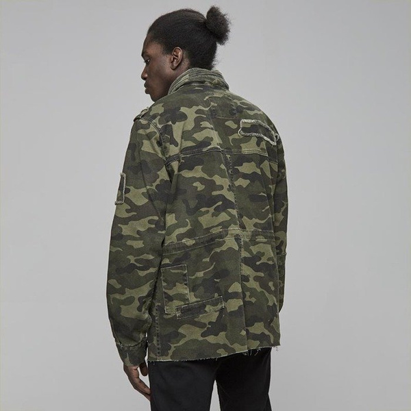 Cayler & Sons kurtka All Day Denim Army Denim Jacket woodland camo