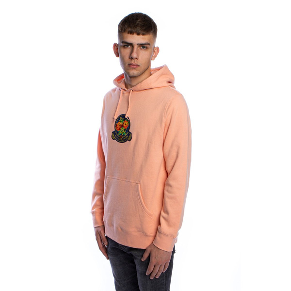 Bluza HUF Tenderloin Rose Crest Hoodie różowa