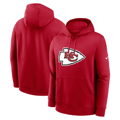 Bluza Nike Men's NFL Kansas City Chiefs Nike Club Fleece Pullover Hoodie red