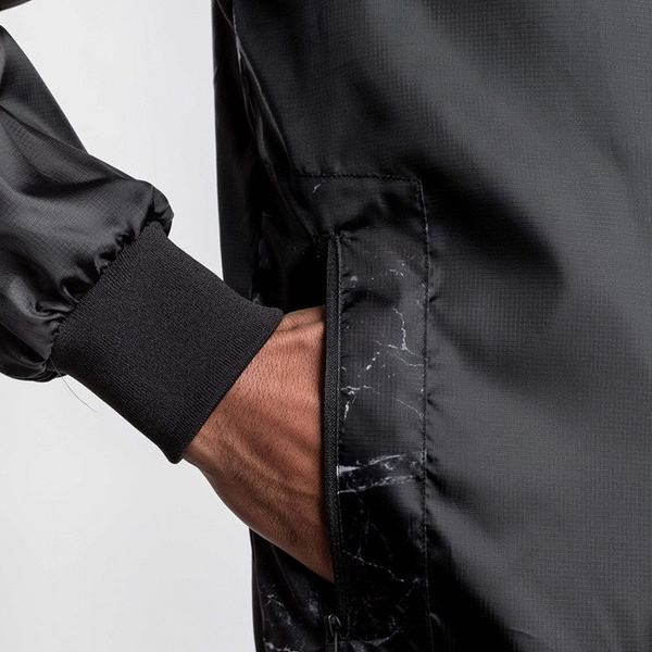 Cayler & Sons kurtka jacket Infinity Windbreaker black marble / gold WL-CAY-AW16-AP-02-03