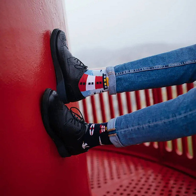 Many Mornings Socks Nordic Lighthouse