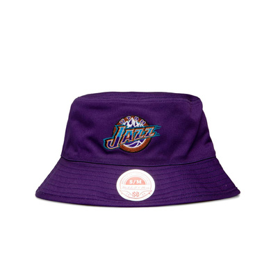 Kapelusz Mitchell & Ness Utah Jazz Neo Cycle Reversible Bucket HWC fioletowy