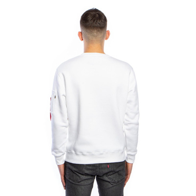 Bluza Alpha Industries NASA Reflective Sweater biała