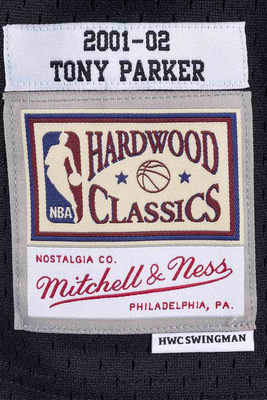 Koszulka Mitchell & Ness San Antonio Spurs #9 Tony Parker Swingman Jersey czarna