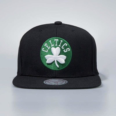 Czapka Mitchell & Ness snapback Boston Celtics black Wool Solid 