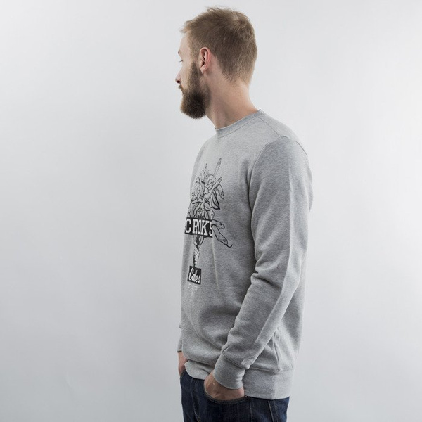 Crooks & Castles bluza crewneck Brigand heather grey