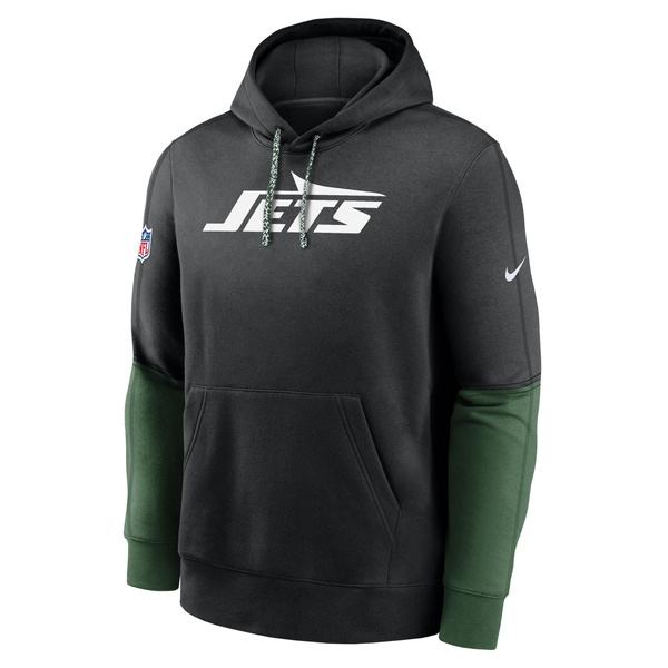 Nike Men's NFL New York Jets Nike Club Hoodie Team Issue black