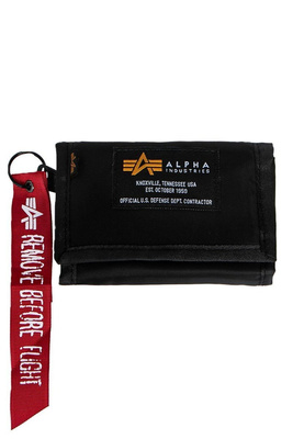 Alpha Industries Crew Wallet black