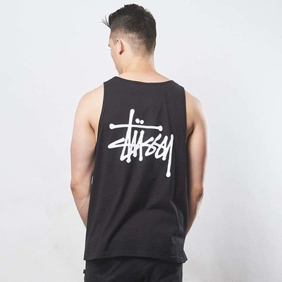 Stussy tank top Basic Stussy Tank black