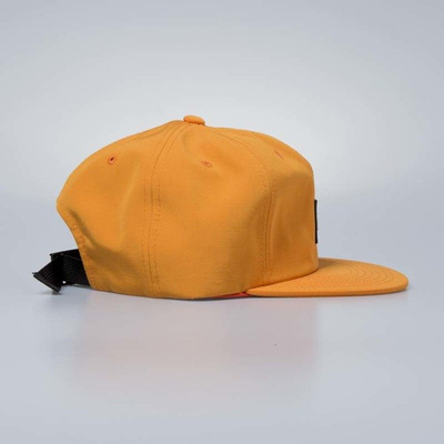 Czapka Stussy strapback cap Stock Rubber Patch orange