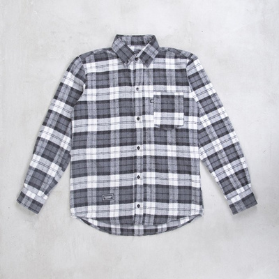 Backyard Cartel shirt Check Point black / white