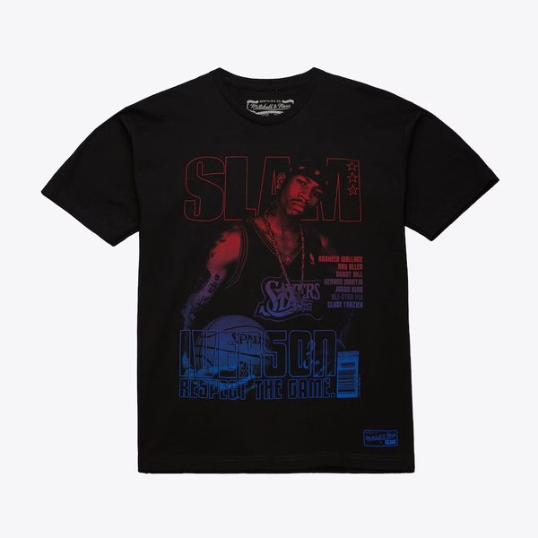 Mitchell & Ness NBA Gradient Slam Tee Philadelphia 76ers black
