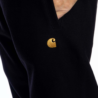 Carhartt Chase Sweatpants black/gold